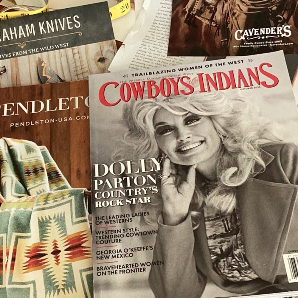 🤠  Cowboys & Indians Magazine October 2023 Publication Dolly Parton VNC